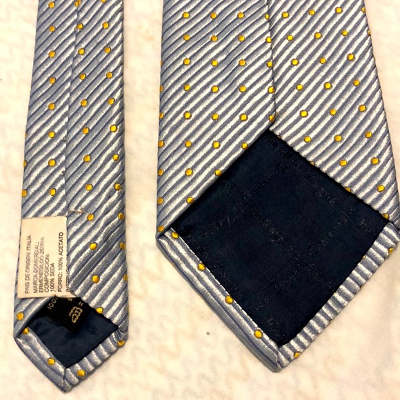 Ermenegildo Zegna Tie - Blue/Yellow - Picture 3 of 7
